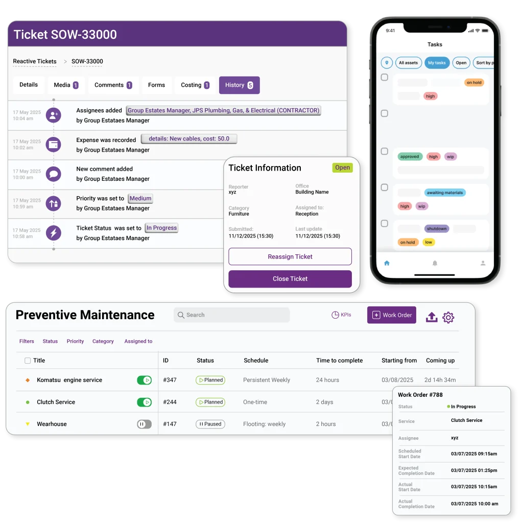 the user interface of the SowaanERP software