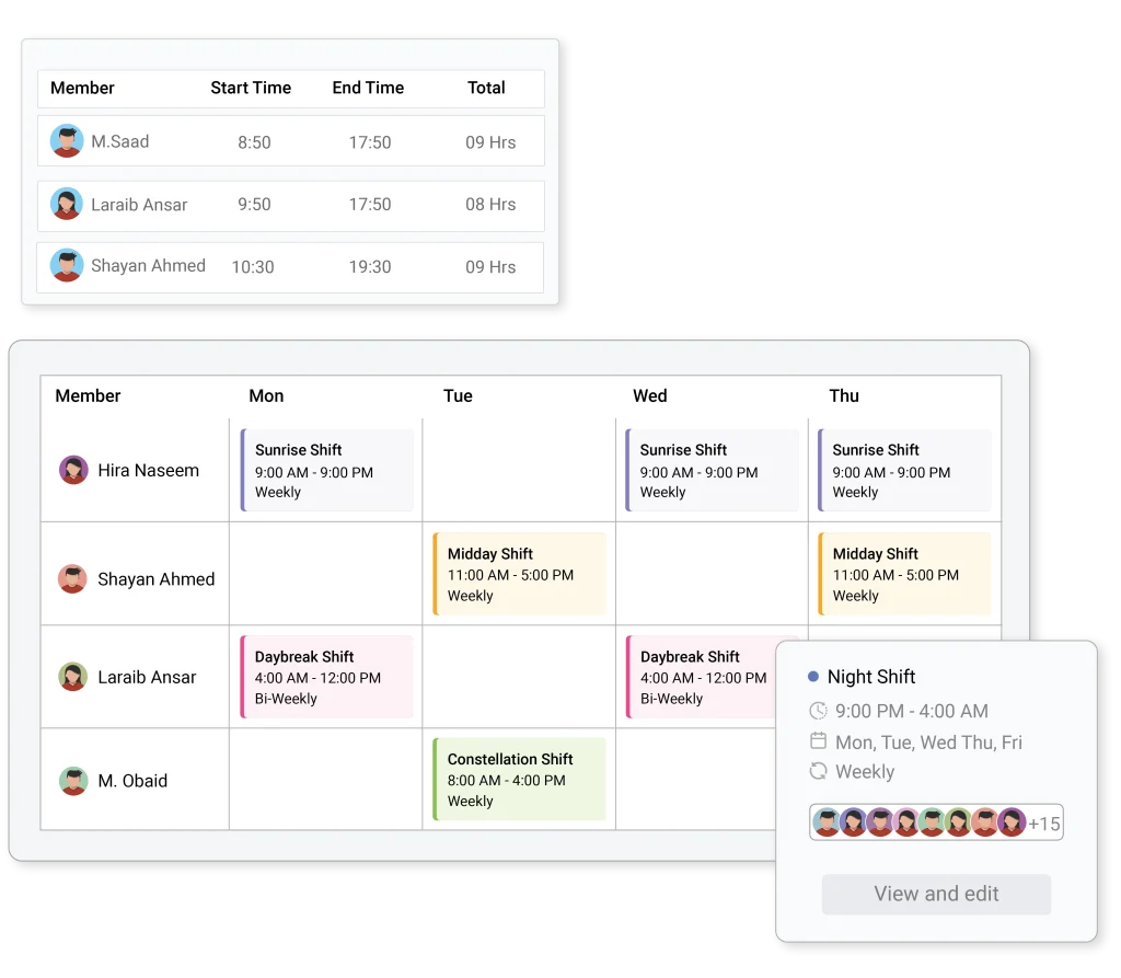 Simplify Shift Planning